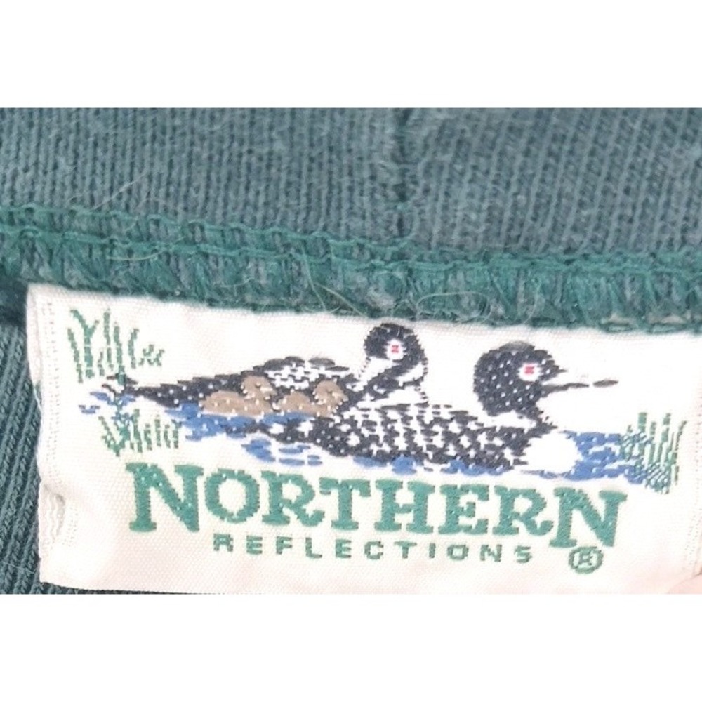 Vntg Northern Reflections Grandpa Core Wildlife Mallard Duck Graphic Crewneck M - Picture 2 of 7